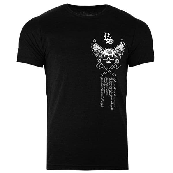 s954 Warriors Purpose T-shirt - Heather Black