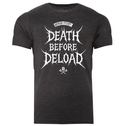 s963 Death Before Deload T-shirt - Dark Grey Heather