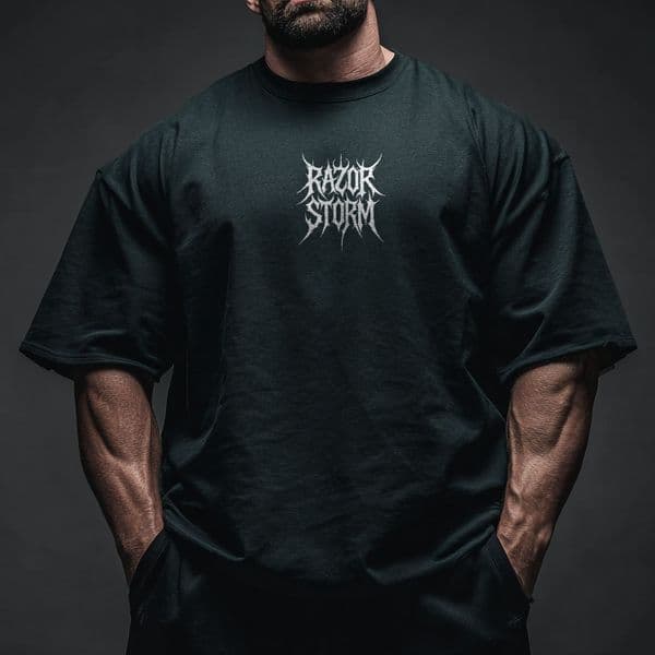 s974 SM HVY Oversized Tee - BottleGreen