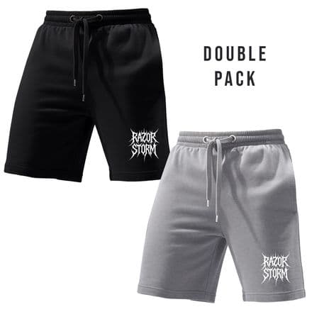 s975 Casual sweatshorts Double pack