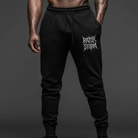 s975 Fitted Jogs - Black
