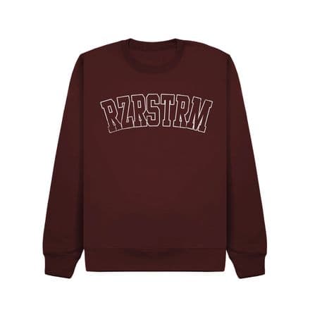 s977 Summer Sweatshirt - Burgundy - Clearance