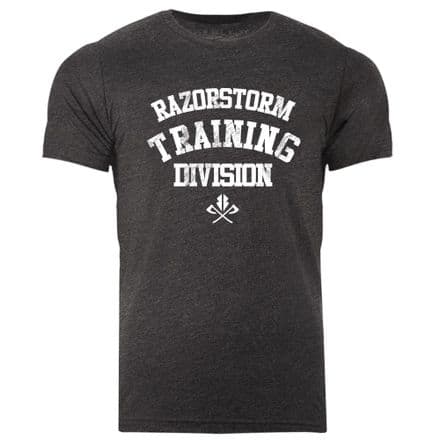 s981 Razostorm Training Division T-shirt - Dark Grey Heather
