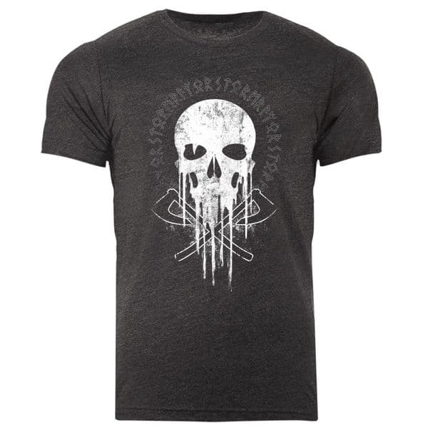 s986 Drip T-shirt - Dark Grey Heather