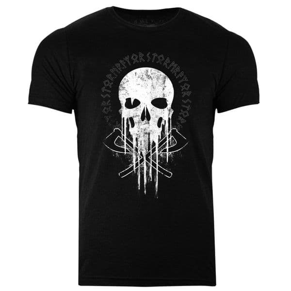 s986 Drip T-shirt - Heather Black