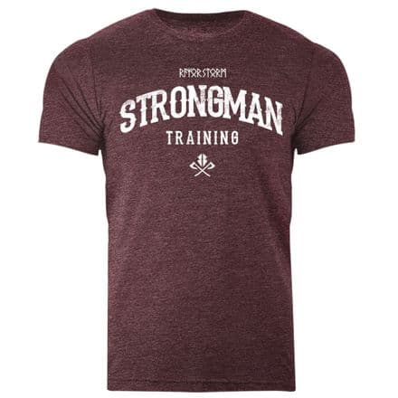 s990 Stongman training T-shirt - Heather Maroon
