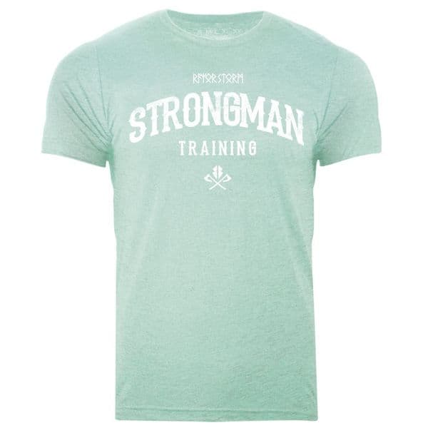 s990 Stongman training T-shirt - Heather Prism Mint