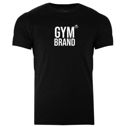 s998 Generic Gym brand T-shirt - Heather Black