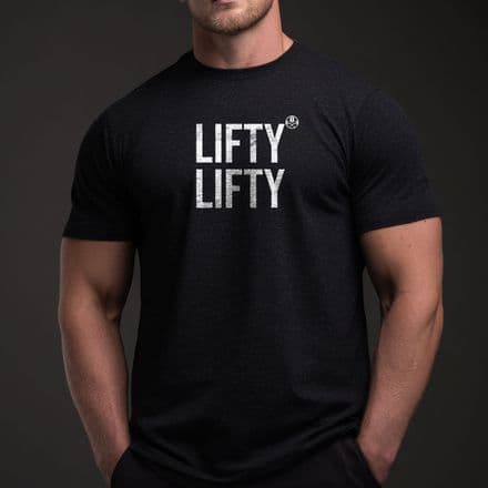 s999 Lifty lifty gym T-shirt - Heather Black