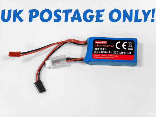 6.6V 850mAh 25C LiFePo4 battery - NEW