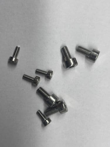 A2 Stainless Steel winch and rudder servo screws