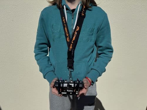 Delux "DF Racing" transmitter neck strap