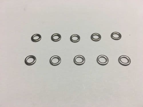 DF65/95 Metal bridle sheets/rig rings (10 pk)