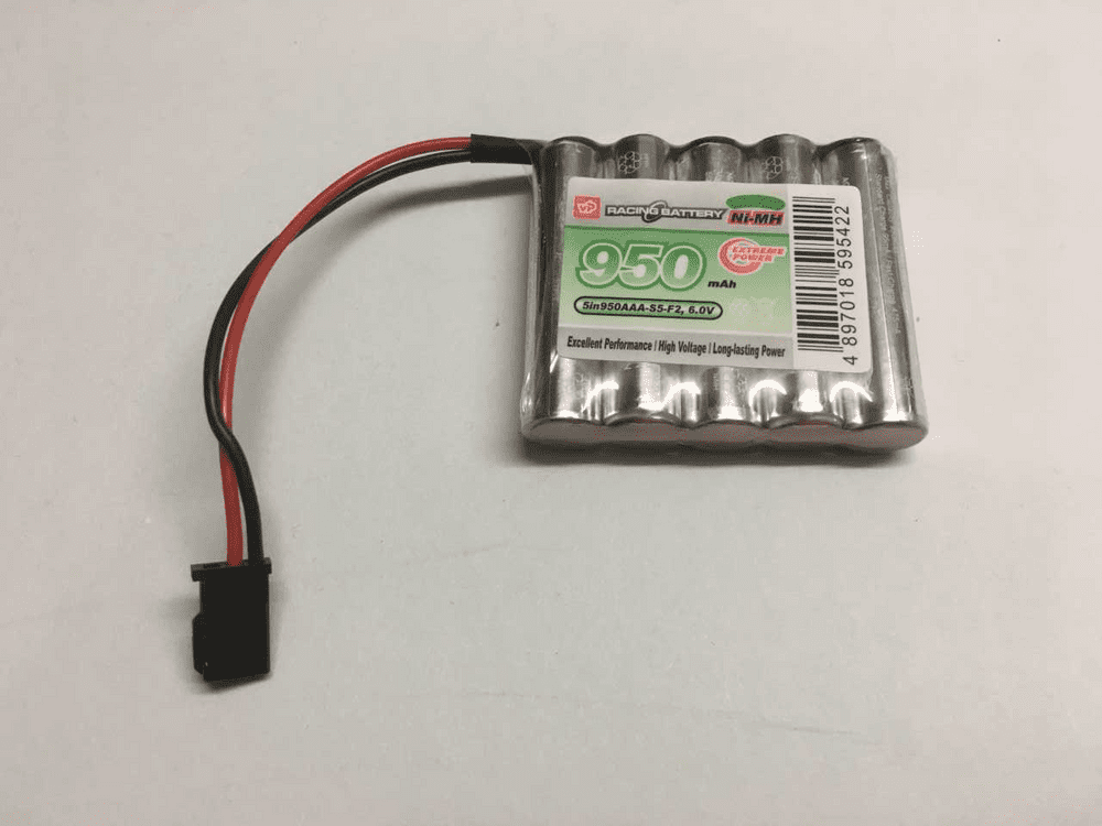 DF65 - 950mAh 6v AAA battery pack - FLAT