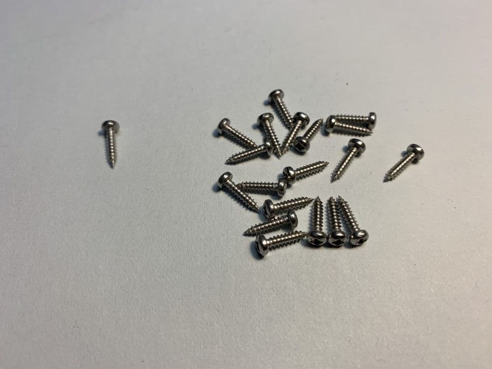 S/S Screws 2.2 x 9.5mm - (PK 10) R/Servo