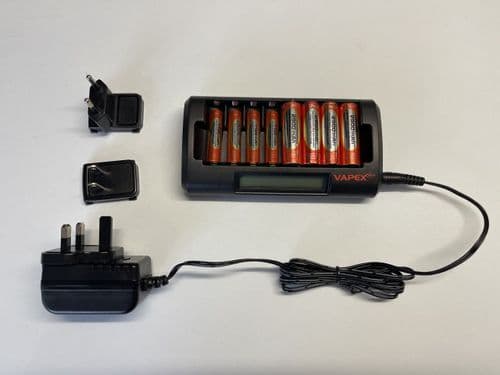 Vapex VTE8000 AA & AAA charger