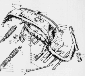 Lambretta Rear Suspension & Shock Absorbers