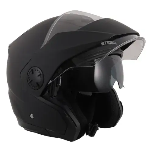 Stealth Metro Open Face Helmet - Matt Black