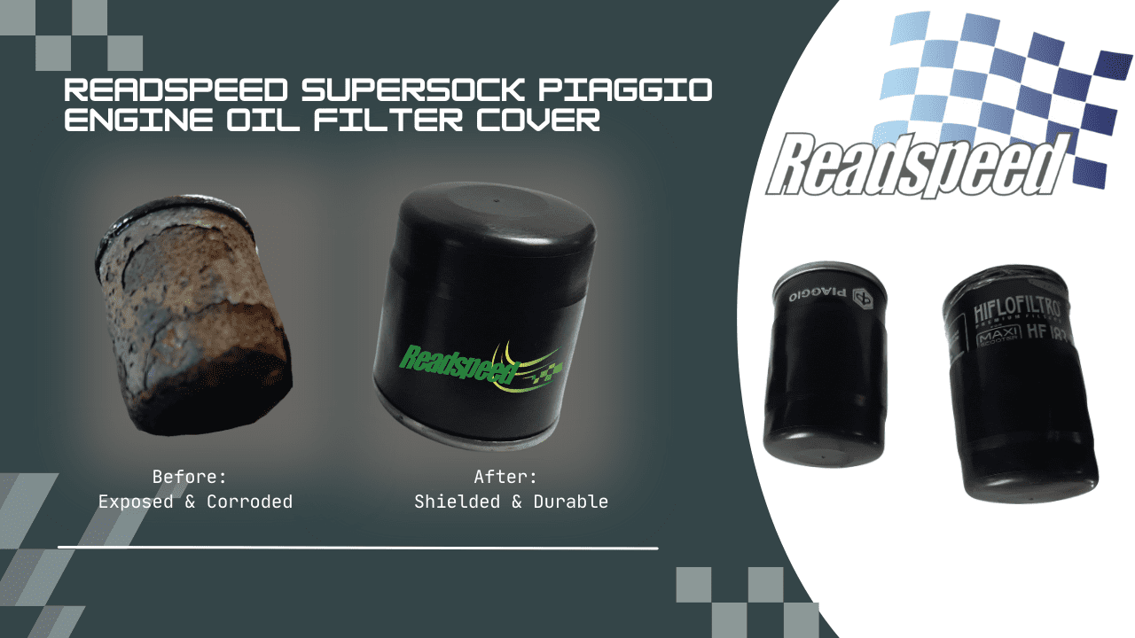 Readspeed Supersock Piaggio Engine Oil Filter Cover
