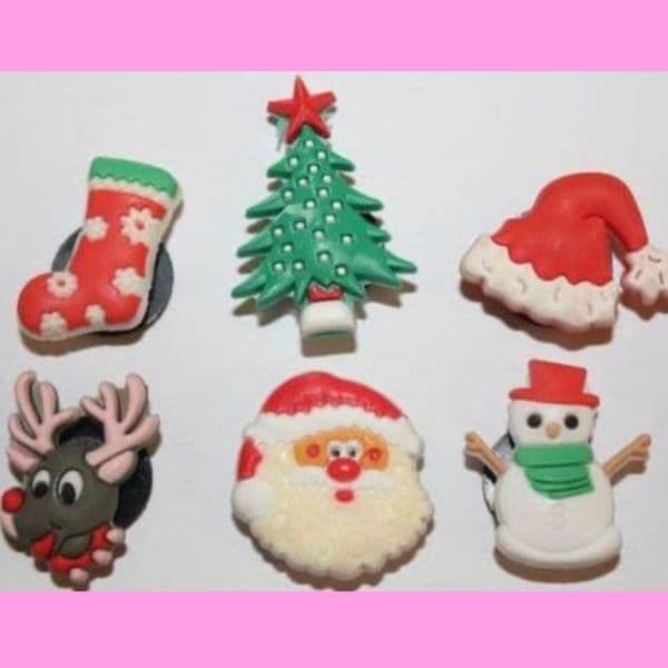 6 x Christmas Charms