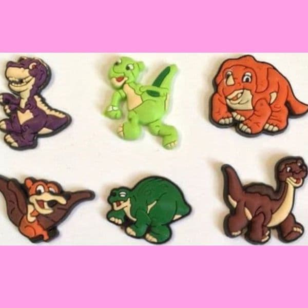 6 x Dinosaurs Charms