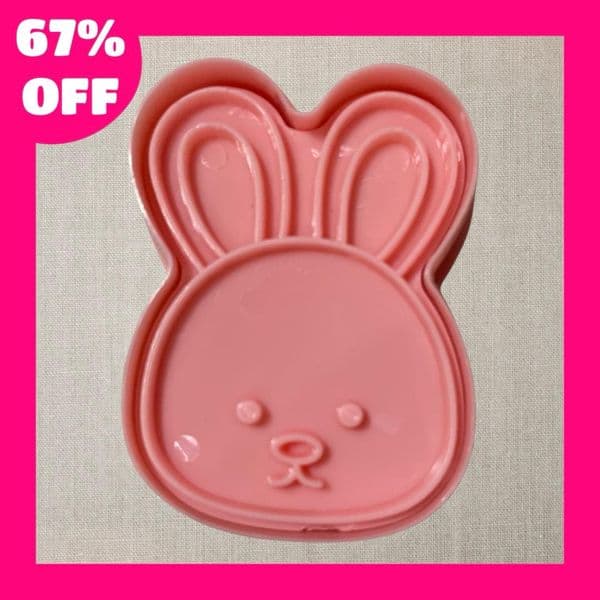 Bunny Cute Face Easter Stamp and Cutter Duo
