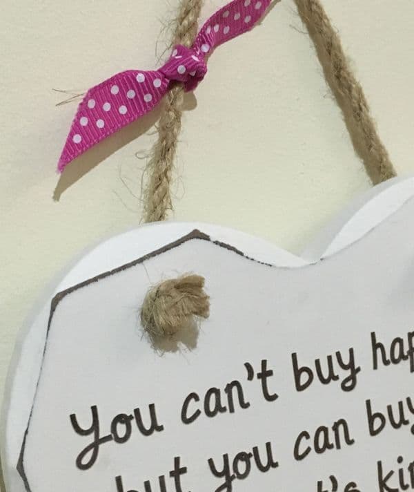 Buy Happiness Wine Hanging Heart