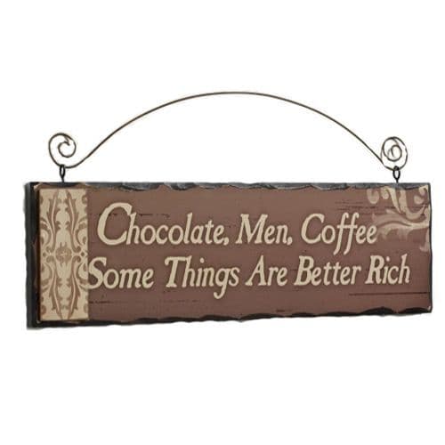 Chocolate Men Coffee Sign