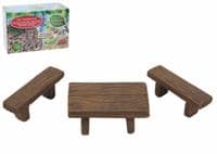 Fairy Garden Bench and Table