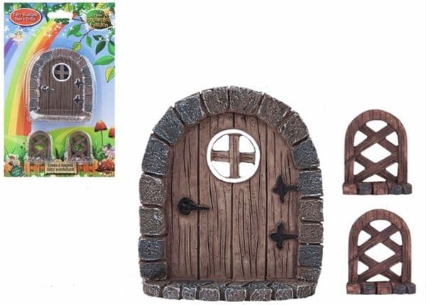 Fairy Garden Door and Trellis windows