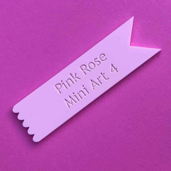 Mini Cake Art Scraper 4 - Pink
