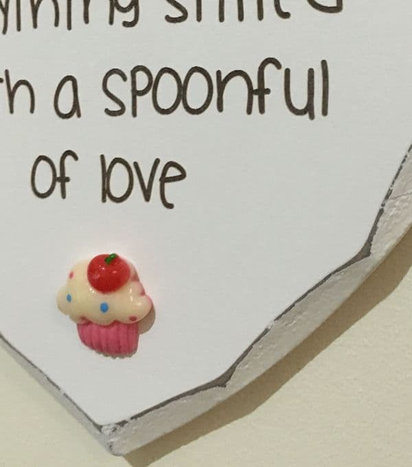 Mummy's Kitchen Hanging Heart