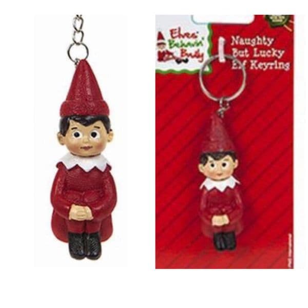 Naughty Elf Keyring