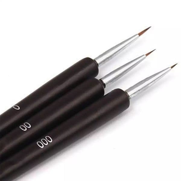 Paintbrushes Fine 3 Pack