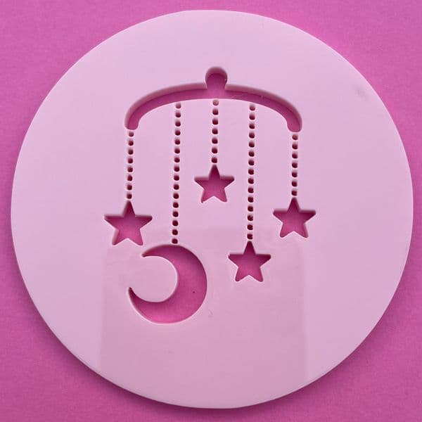 SALE Baby Mobile Cut circle stamp