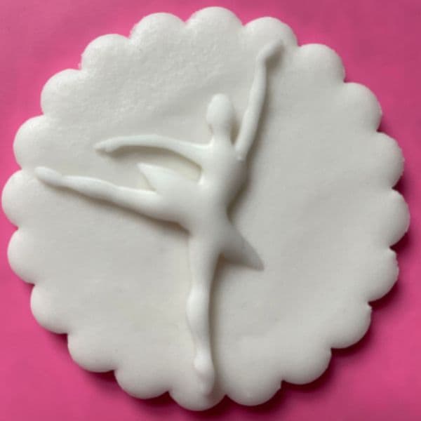 SALE Ballerina 1 Cut circle stamp