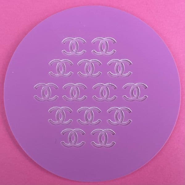 SALE CC Chanel Pattern Engraved circle stamp