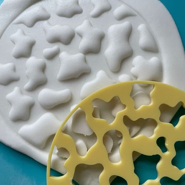SALE Cow Pattern Cut Stamp