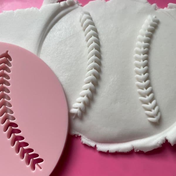 SALE Cricket Baseball Cut circle stamp