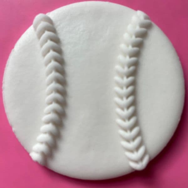 SALE Cricket Baseball Cut circle stamp