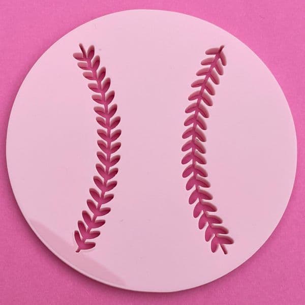 SALE Cricket Baseball Cut circle stamp