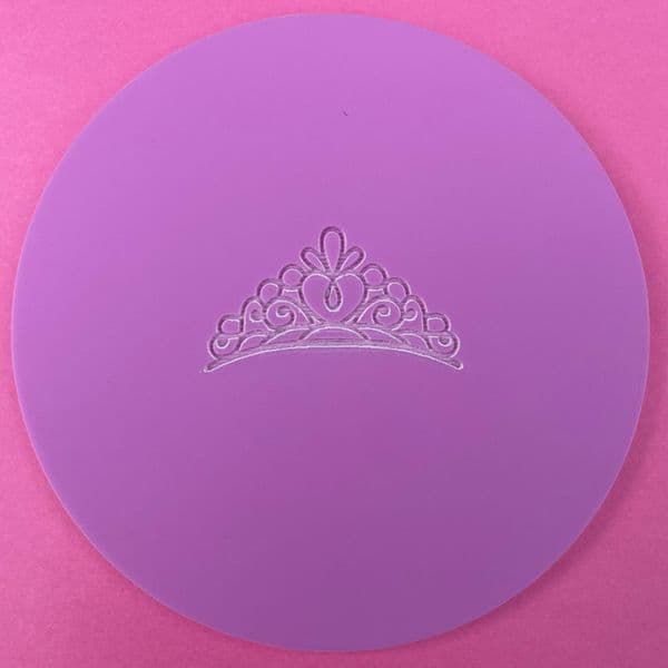 SALE Crown Mini Size Engraved circle stamp