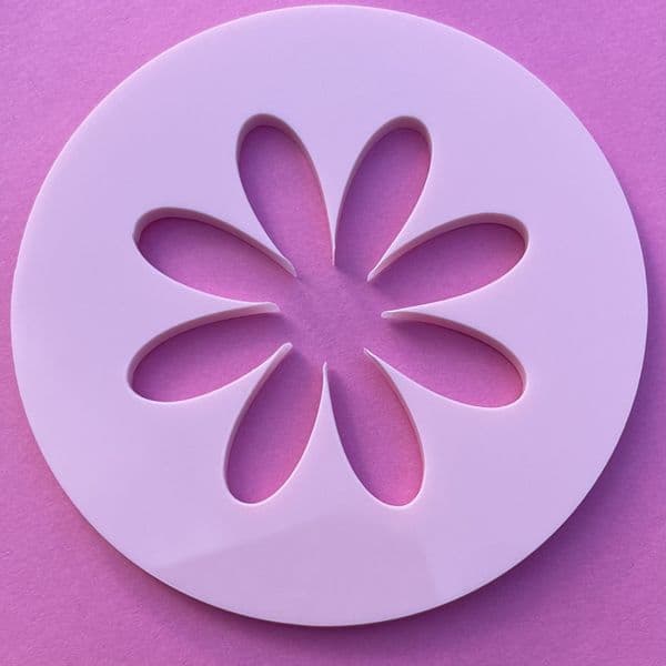 SALE Daisy Large Cut circle stamp