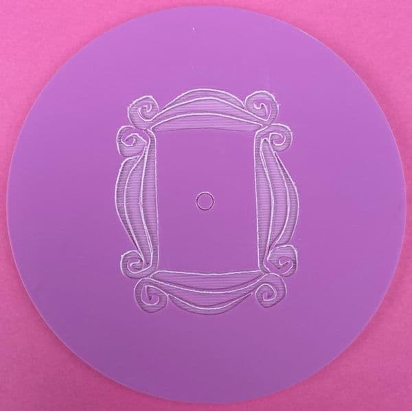 SALE Door Picture Peephole Frame Friends Engraved circle stamp