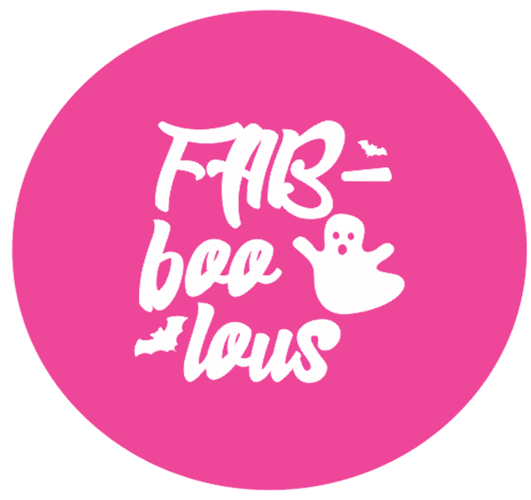 SALE FAB-Boo-Lous with Ghost Engraved circle stamp