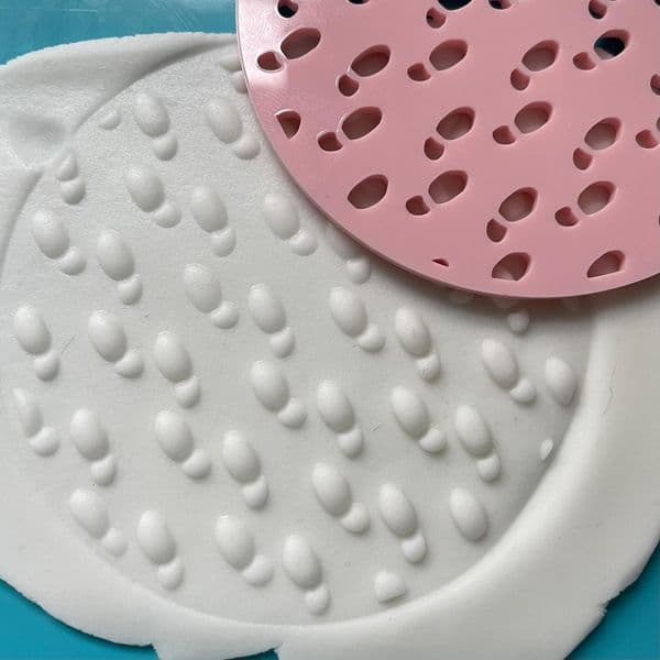 SALE Footprints Pattern Cut Stamp