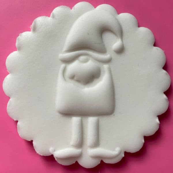SALE Gonk Standing Cut circle stamp