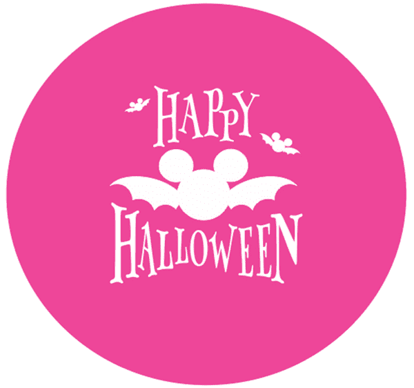 SALE Happy Halloween with Bats with Ears Engraved circle stamp