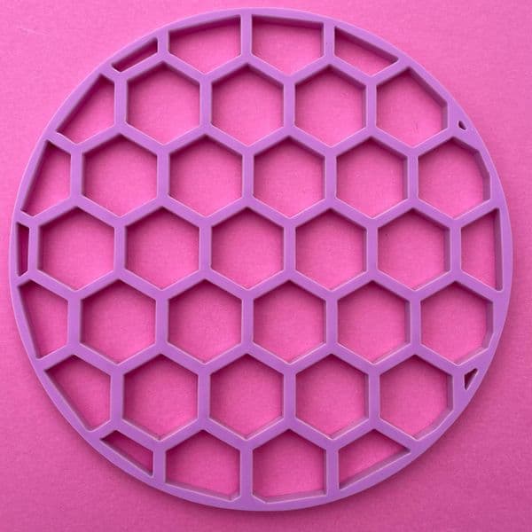 SALE Honeycomb Bee Pattern Cut Stamp