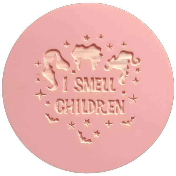 SALE I Smell Children with Hair Engraved circle stamp